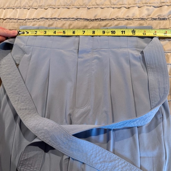 Athleta Skyline Pant II in Blue Star Paperbag Tie Waist Bow High Rise 0 530640 - Picture 9 of 11